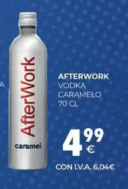 CashDiplo AFTERWORK Vodka caramelo oferta