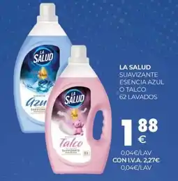 CashDiplo LA SALUD Suavizante esencia azul o talco oferta