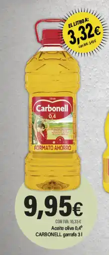 Cash Ifa CARBONELL Aceite oliva 0,4° oferta