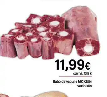 Cash Ifa MC KEEN Rabo de vacuno oferta