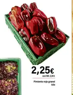 Cash Ifa Pimiento rojo granel oferta