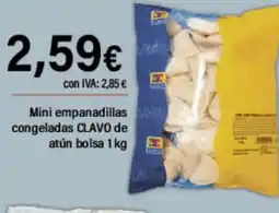 Cash Ifa CLAVO Mini empanadillas congeladas de atún bolsa oferta