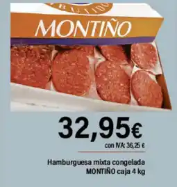 Cash Ifa MONTIÑO Hamburguesa mixta congelada oferta