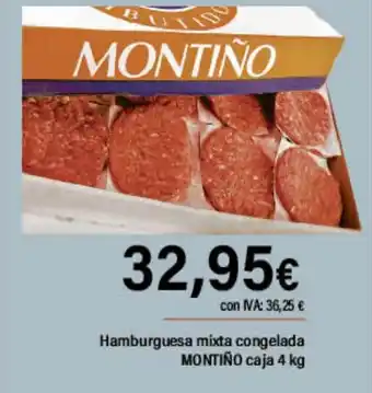 Cash Ifa MONTIÑO Hamburguesa mixta congelada oferta