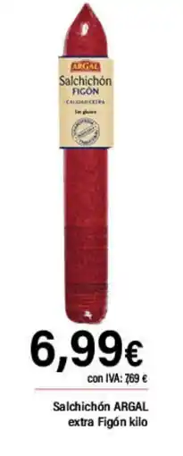 Cash Ifa ARGAL Salchichón extra Figón oferta