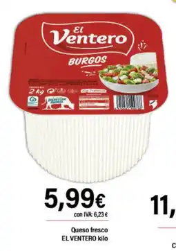 Cash Ifa EL VENTERO Queso fresco oferta