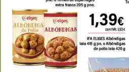 Cash Ifa IFA ELIGES Albóndigas lata oferta