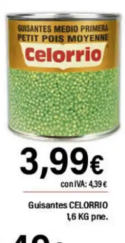 Cash Ifa CELORRIO Guisantes oferta