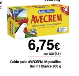 Cash Ifa AVECREM Caldo pollo 96 pastilllas oferta