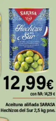 Cash Ifa SARASA Aceituna aliñada Hechizos del Sur oferta