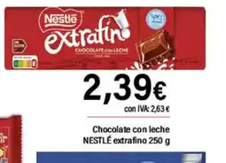 Cash Ifa NESTLÉ Chocolate con leche extrafino oferta