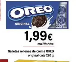 Cash Ifa OREO Galletas rellenas de crema oferta