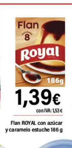 Cash Ifa ROYAL Flan con azúcar y caramelo estuche oferta