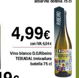 Cash Ifa TEIXADAL Vino blanco D.O.Ribeiro treixadura botella oferta