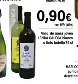 Cash Ifa LENDA GALEGA Vino de mesa joven blanco oferta