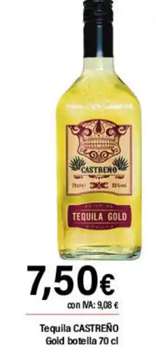 Cash Ifa CASTREÑO Tequila Gold botella oferta