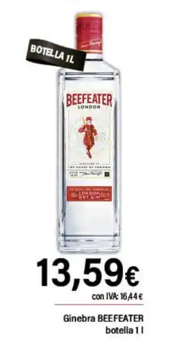 Cash Ifa BEEFEATER Ginebra oferta