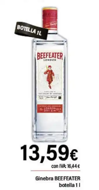 Cash Ifa BEEFEATER Ginebra oferta