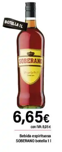 Cash Ifa SOBERANO Bebida espirituosa oferta