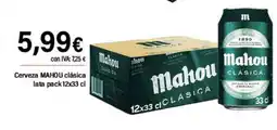 Cash Ifa MAHOU Cerveza clásica oferta