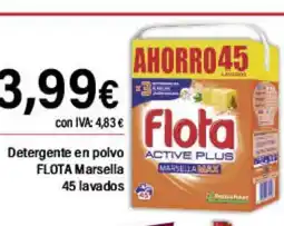 Cash Ifa FLOTA Detergente en polvo Marsella 45 lavados oferta