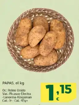 HiperDino Papas oferta