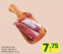 HiperDino Solomillo de cerdo entero / medallones oferta