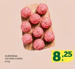 HiperDino Albóndiga vacuno/cerdo, oferta