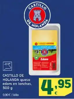 HiperDino CASTILLO DE HOLANDA queso edam en lonchas oferta