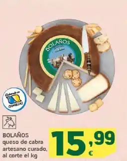 HiperDino BOLAÑOS queso de cabra artesano curado oferta