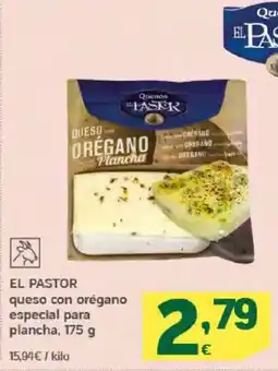 HiperDino EL PASTOR queso con orégano especial para plancha oferta