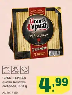 HiperDino GRAN CAPITÁN queso Reserva cortadas oferta