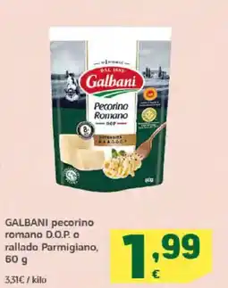 HiperDino GALBANI pecorino romano D.O.P. o rallado Parmigiano oferta