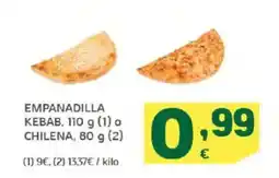 HiperDino Empanadilla kebab 0 chilena oferta