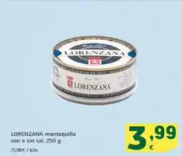HiperDino LORENZANA mantequilla con o sin sal oferta