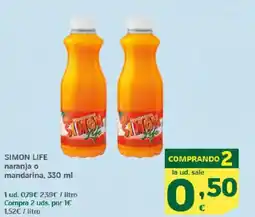 HiperDino SIMON LIFE naranja o mandarina oferta
