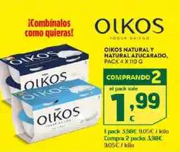 HiperDino OIKOS Naturaly natural azucarado oferta