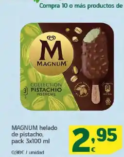 HiperDino MAGNUM helado de pistacho oferta