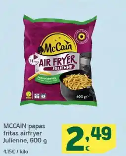 HiperDino MCCAIN papas fritas airfryer Julienne oferta