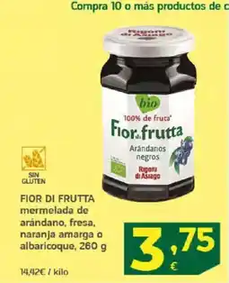 HiperDino FIOR DI FRUTTA mermelada de arándano, fresa, naranja amarga o albaricoque oferta