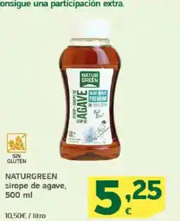 HiperDino NATURGREEN sirope de agave oferta