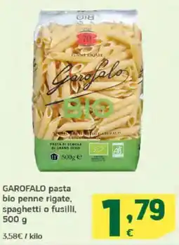 HiperDino GAROFALO pasta bio penne rigate, spaghetti o fusilli oferta