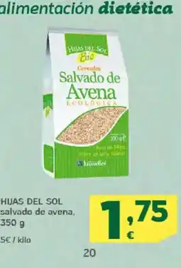 HiperDino HIJAS DEL SOL salvado de avena, oferta
