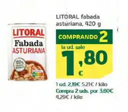 HiperDino LITORAL fabada asturiana oferta