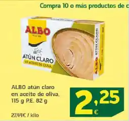HiperDino ALBO atún claro en aceite de oliva oferta