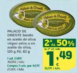 HiperDino PALACIO DE ORIENTE bonito en aceite de oliva virgen extra o en aceite de oliva, oferta