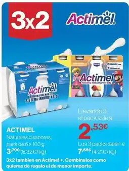 Hipercor Danone - actimel oferta