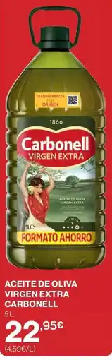 Hipercor Carbonell - aceite de oliva virgen extra oferta