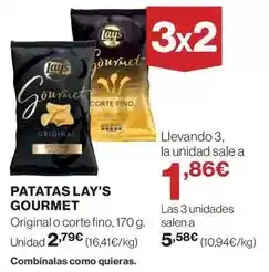 Hipercor Lay's - patatas gourmet oferta