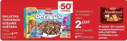 Hipercor Cuétara - galletas tostarica oceanix oferta